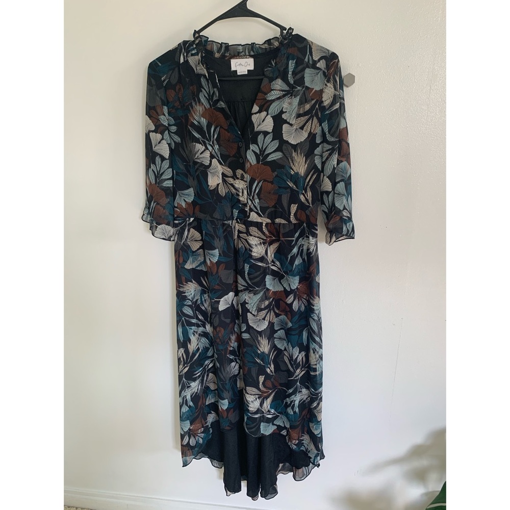 Cotton Club High-low Floral Dress